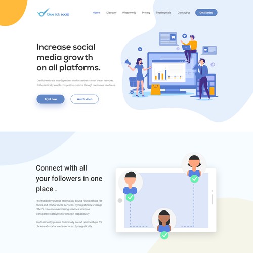 Agencypro landing page