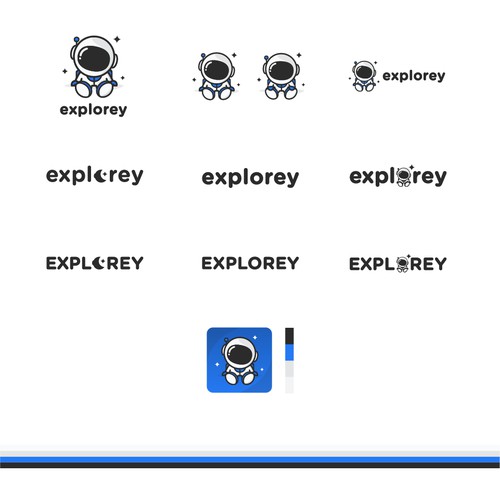 Logo concept for Explorey
