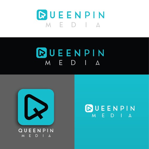 QueenPin Media Logo & Brand Identity Pack - 2