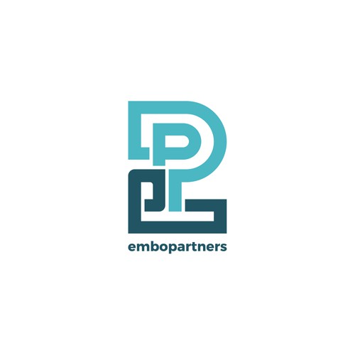 Pe letters logo
