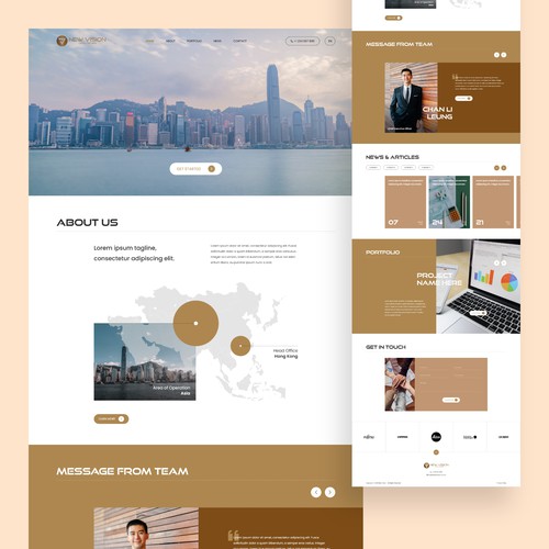 Start-up Investment Firm Website Design