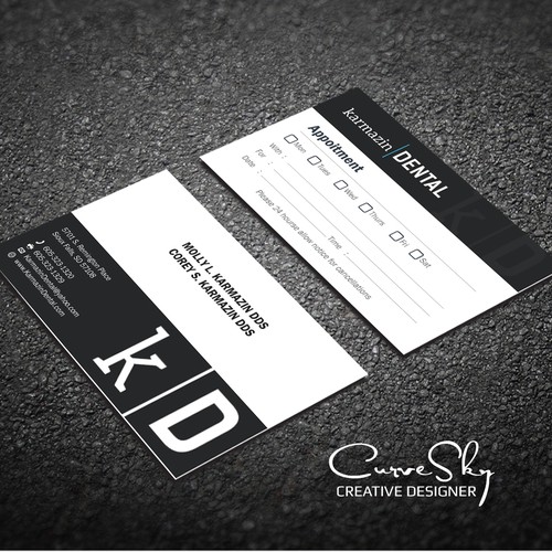 Appoitment card design