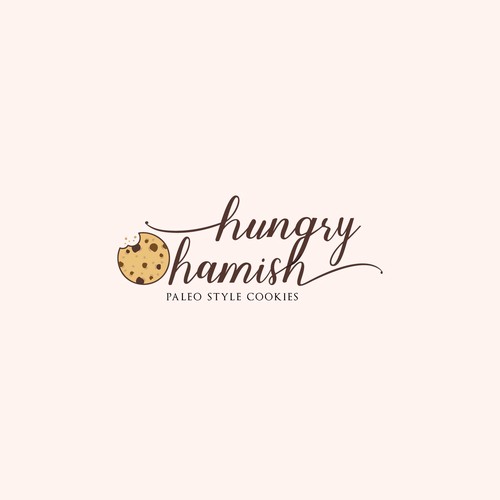Logo design concept for paleo cookies business
