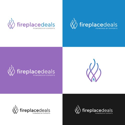 Logo design for fire place deals