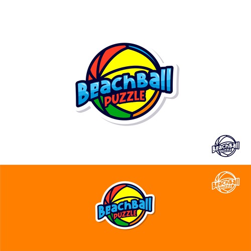 logo for puzzle game "Beach Ball Puzzle"