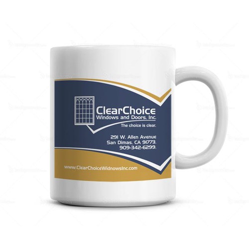 Cool Coffee Mug Artwork needed for a Window and Door Replacement Company