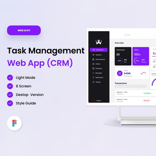 CRM Web App Design