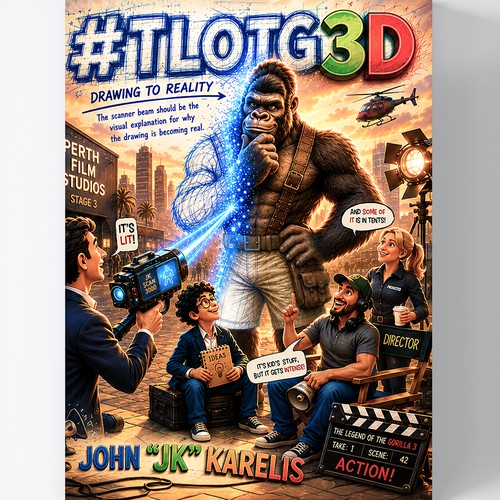 Cinematic Children's Book Cover – #TLOTG3D