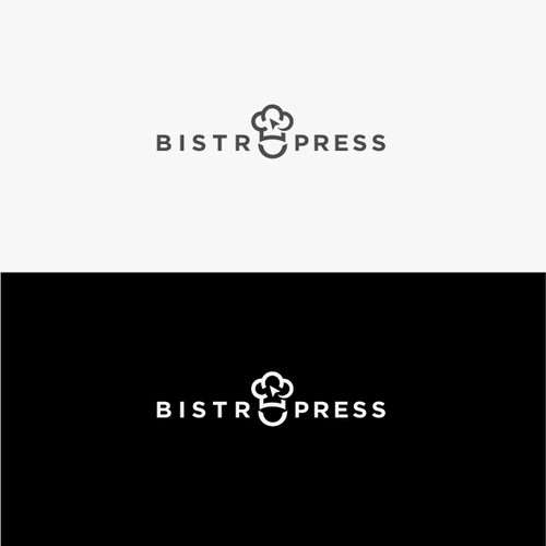 Minimal restaurant logo.