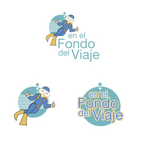 Logotipo para negocio de buceo