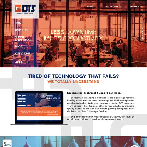 Website Design for DTS