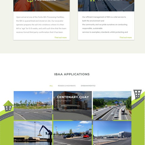 Fun/Modern, energetic and greenish website design