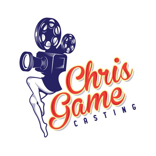 Logo and Font Treatment of Name for Chris Game Casting