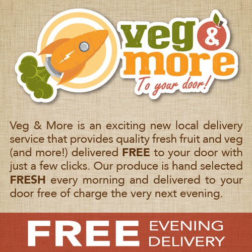 Veg & More needs an eye catching leaflet design!