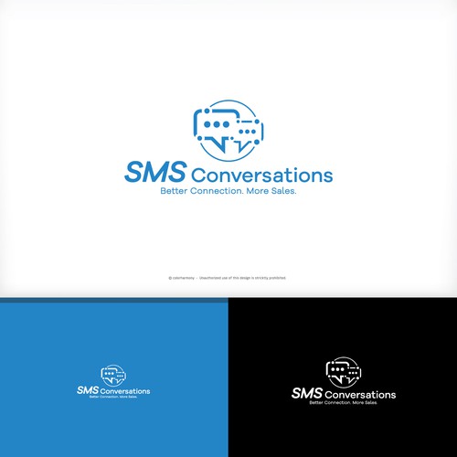 Logo for message app