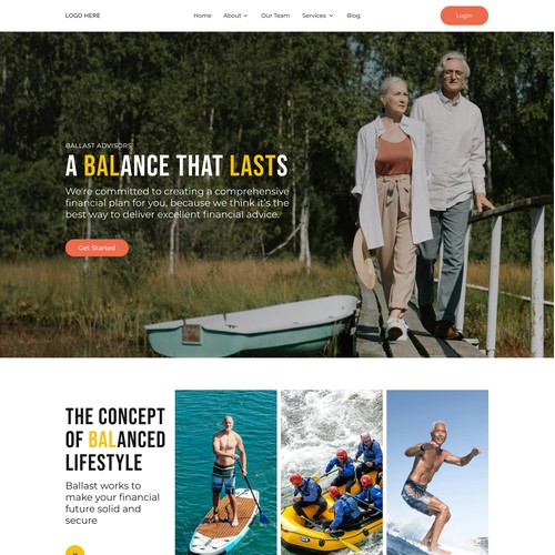 Ballast Landing Page - Insurance Company