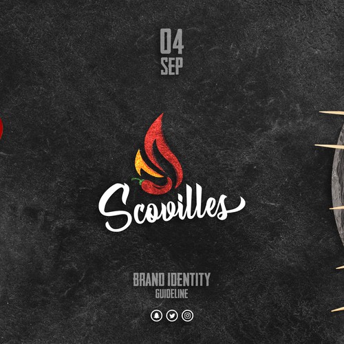 Scovilles Restaurant Logo & Brand Identity Design