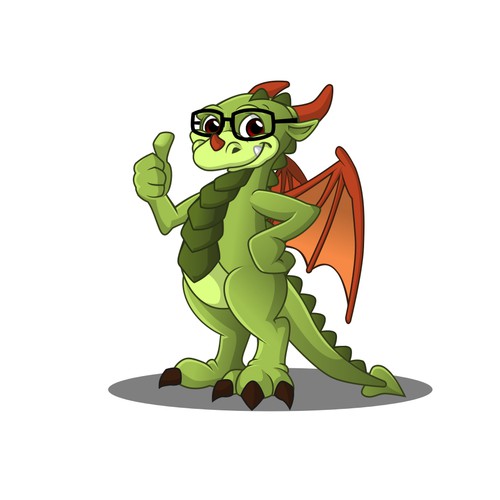 Friendly Nerdy Dragon