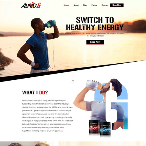 New Energy Drink  Alpha G