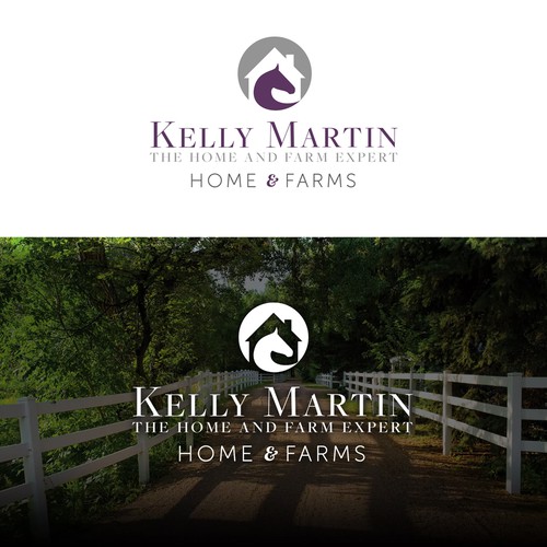 Multi-Purpose Equestrian Real Estate Logo