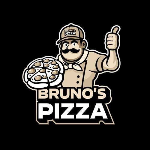 Bold Mascot Logo for Pizzeria