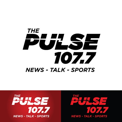 The Pulse 107.7 Sports Radio Logo