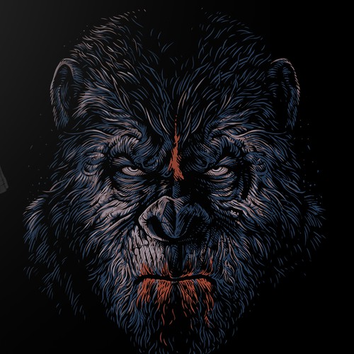 Market of the Apes T-Shirt Design