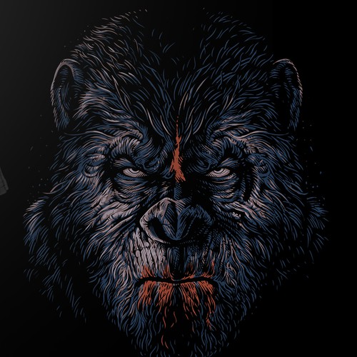 Market of the Apes T-Shirt Design