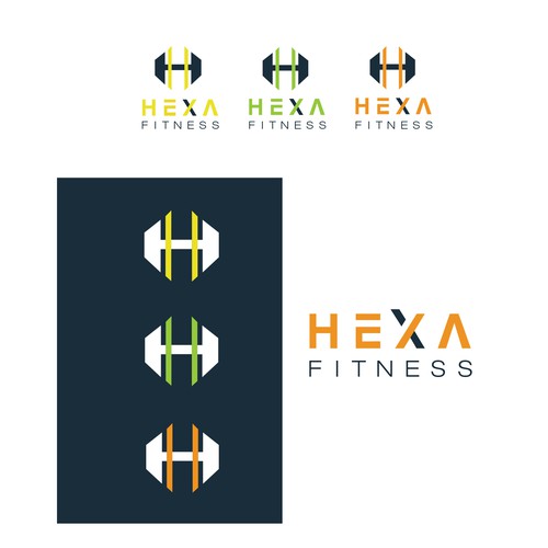 Logo concept for Hexa fitness