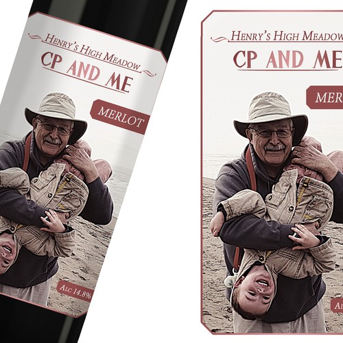 Creative Wine Bottle Label
