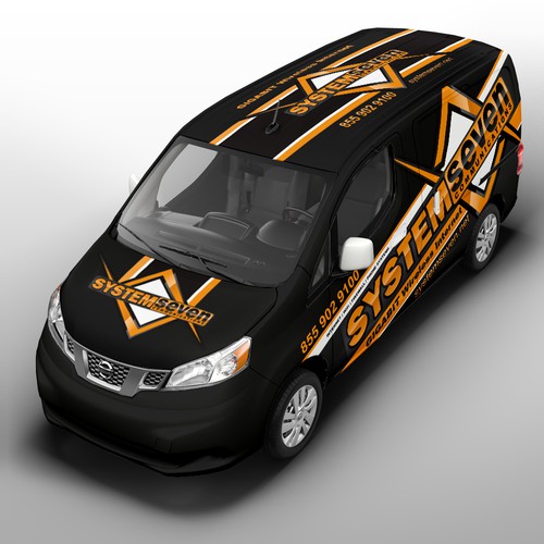 Create awesome van wrap for Wireless ISP in Austin, TX