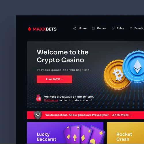 Crypto Casino Design