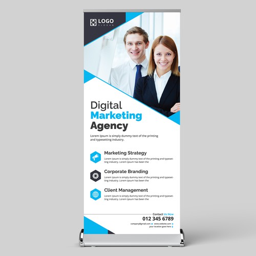 Corporate Roll Up Banner