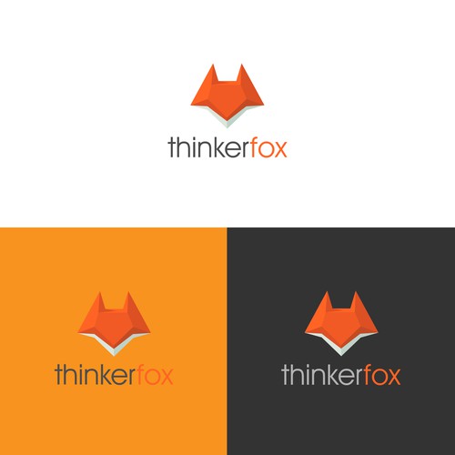 Logo concept for thinkerfox