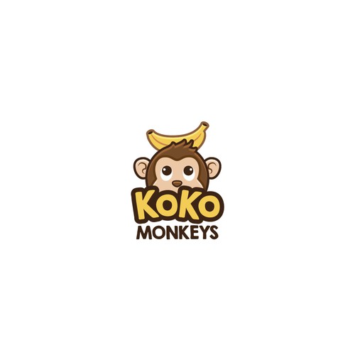 Cute monkey logo