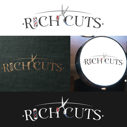 Logo for a barber shop