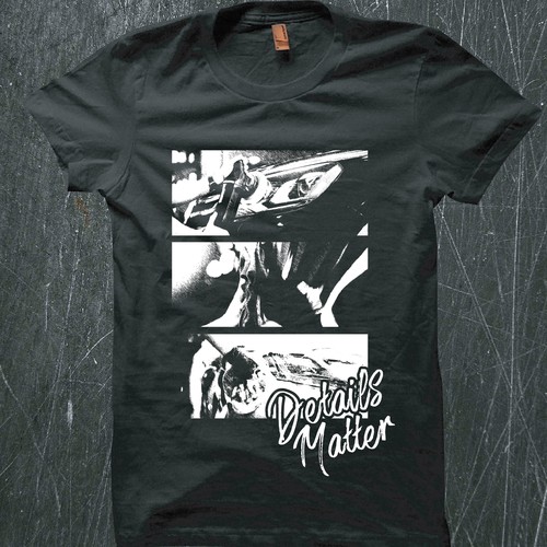 T-shirt Concept for Car Detailing Company