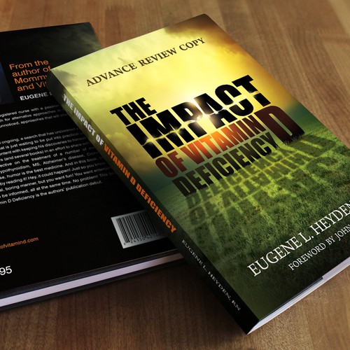 Create a dynamic book cover for The Impact of Vitamin D Deficiency