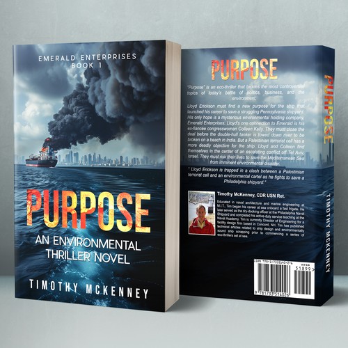 Book cover concept for Timothy Mckenney