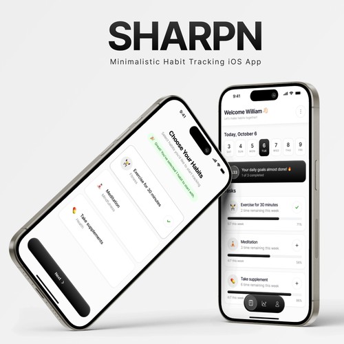 Minimalistic Habit Tracking App
