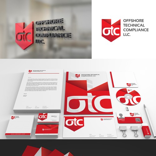 Create a sophisticated yet simple logo for a growing Offshore Oil and Gas Compliance Services Co.