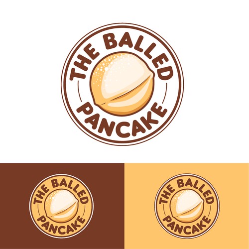 The Balled Pancake Logo Design