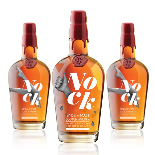 Product label for bottle of WHISKY. Best designer can be hired for more projects.