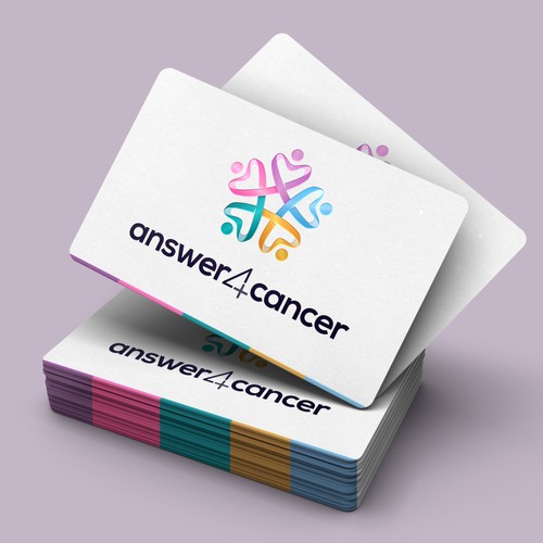 Non-Profit Logo Design for Cancer Research: Modern & Sleek