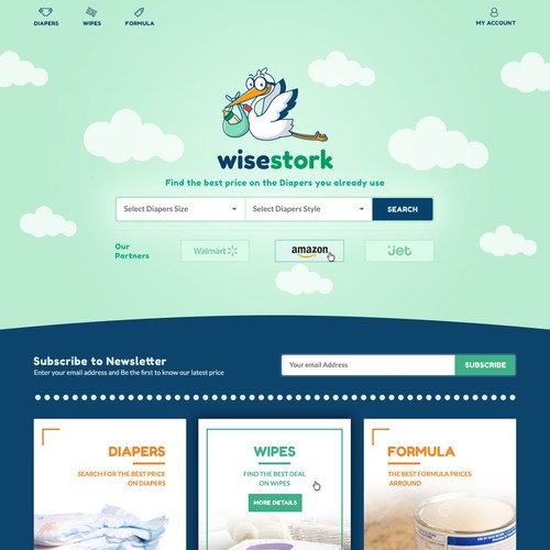 Web Design - Wise Stork