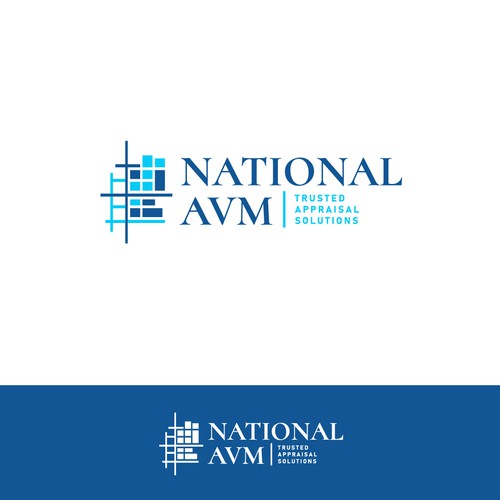 National AVM Logo Design: Precision & Trust Visual Identity