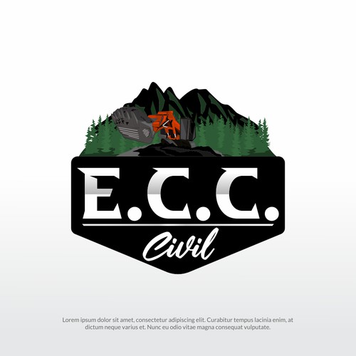 Logo concept for E.C.C. Civil
