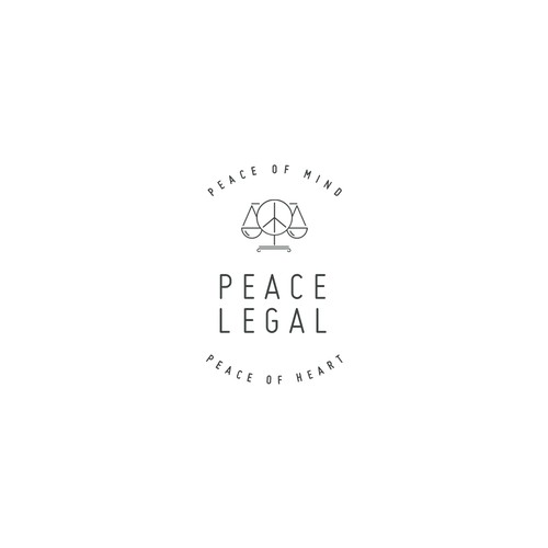 Cutting edge retro logo for law firm