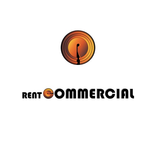 Rent Commercial - logo with pop
