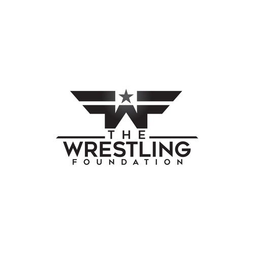 bold logo for the wrestling foundation